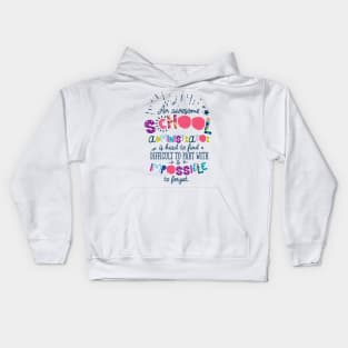 An Awesome School Administrator Gift Idea - Impossible to forget Kids Hoodie